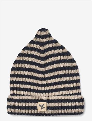 WHEAT Beanie Topper - NAVY - 1-3Y