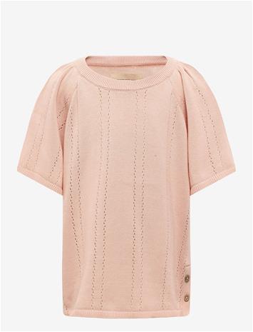 WHEAT Knit Pullover S/S Vilna - POWDER - 92 – kuva 2/2