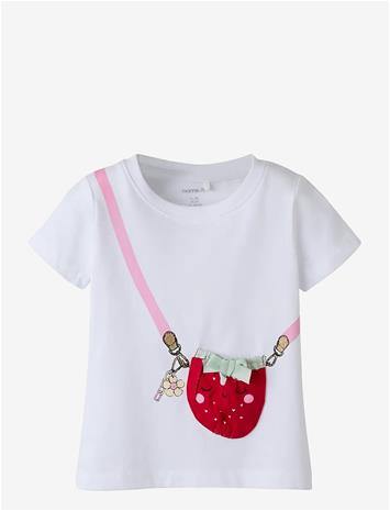 NAME IT Nmfjoline Ss Top Box - BRIGHT WHITE - 104