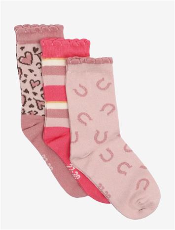 MINYMO 3-Pack Socks - CAMEO ROSE - 27\30