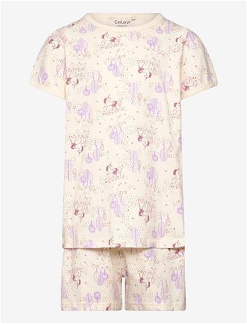 CELAVI Pyjamas Ss W. Aop - LUPINE - 80