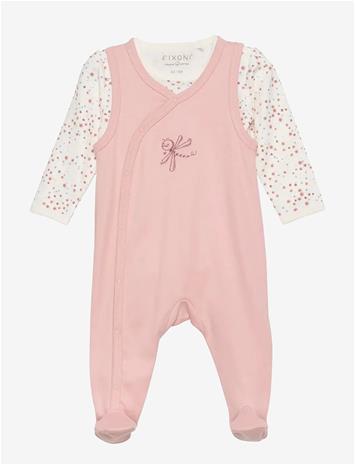FIXONI Body Ls W.romper - MISTY ROSE - 68