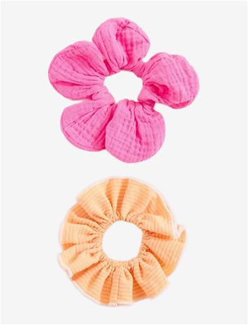 Mango 2 Hair Tie Pack - Pink - ONE SIZE