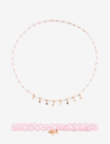 Mango Combined Necklace Pack - Pink - ONE SIZE