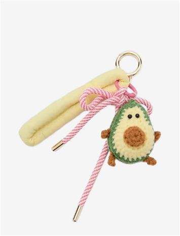 Mango Avocado Charm Keyring - Yellow - ONE SIZE