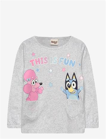 BLUEY Tshirt - LGREY - 110 – kuva 3/4