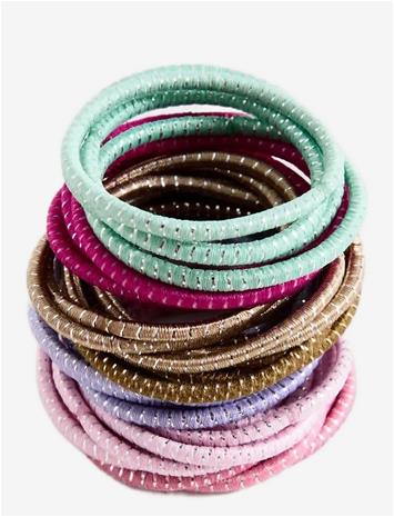 Mango Pack Hair Ties - Pink - ONE SIZE