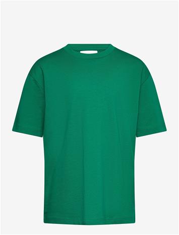 ENKEL STUDIO Basic O-Neck Tee S/S - BRIGHT GREEN - 122