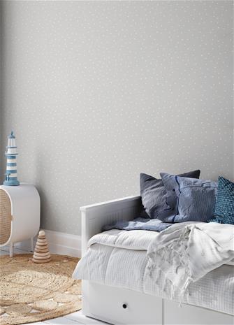 Dotted Light Grey - 1031401-04 Tapetti