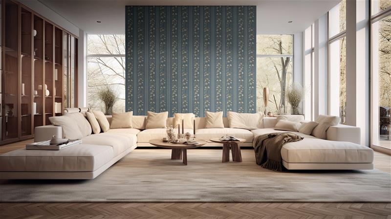 Engelbrekt Blue - 1105701-01 Tapetti