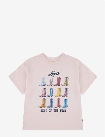 LEVI'S Levi's® Boots Oversized Tee - CRYSTAL PINK - 152 – kuva 2/2