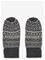 WHEAT Jacquard Mittens Haansi - CHARCOAL - L – kuva 2