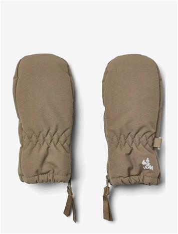 WHEAT Technical Mittens Zipper - DRY WOOD - M
