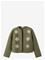 MANGO Embroidered Quilted Jacket - BEIGE - KHAKI - S – kuva 2