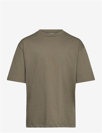 ENKEL STUDIO Basic O-Neck Tee S/S - ARMY - 140