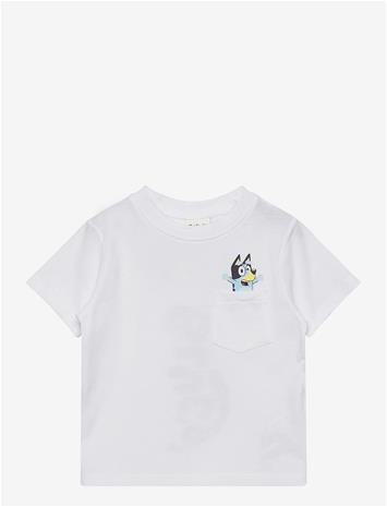 BLUEY Tshirt - WHITE - 110