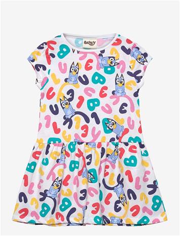 BLUEY Dress - WHITE - 98