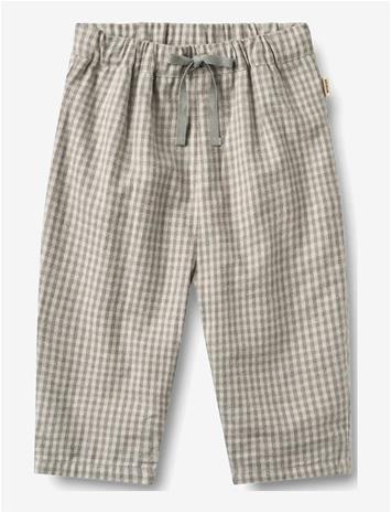 WHEAT Trousers Lined Arne - GREYBROWN CHECK - 80