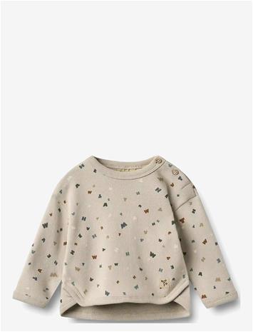 WHEAT Sweatshirt L/S Emery - GREY MOON LETTERS - 92