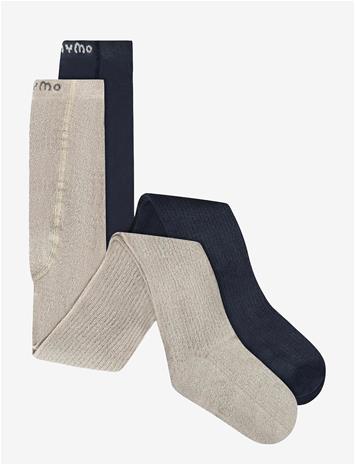 MINYMO Stocking Thin Viscose (2-Pack) - NIGHT GRAY - 68\74