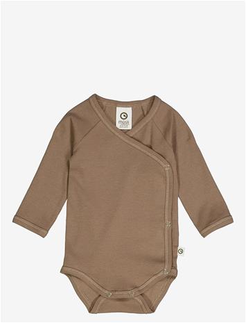 MÜSLI Rib L/S Body - WALNUT - 44