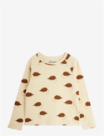 MINI RODINI Elephant Shrew Aop Ls Tee - BEIGE - 68/74