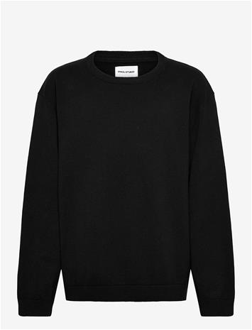 ENKEL STUDIO O-Neck Knit - BLACK - 152 – kuva 2/2