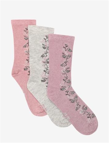 MINYMO Wool Socks 3-Pack - ORCHID HAZE - 19\22
