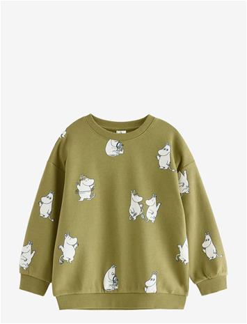 LINDEX Moomin Sweatshirt With Brushed Inside - KHAKI - 110