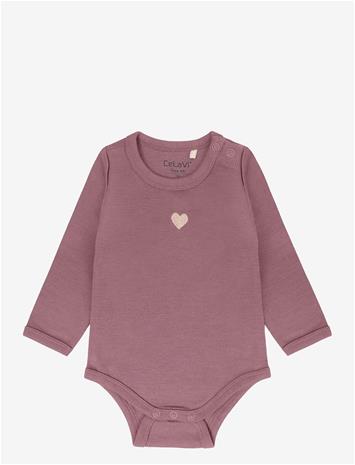 CELAVI Body Ls - Solid - GRAPE SHAKE MELANGE - 70