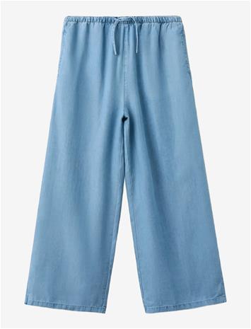 MANGO 100% Lyocell Trousers - OPEN BLUE - 152