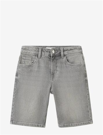 MANGO Straight-Fit Denim Bermuda Shorts - OPEN GREY - 140 – kuva 2/2