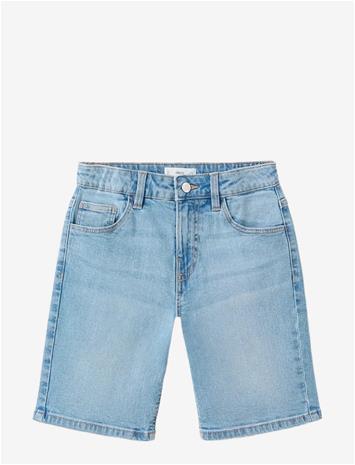 MANGO Straight-Fit Denim Bermuda Shorts - OPEN BLUE - 116 – kuva 4/4