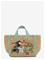 MANGO Square Bag With Tropical Print - LT PASTEL BROWN - One Size – kuva 2