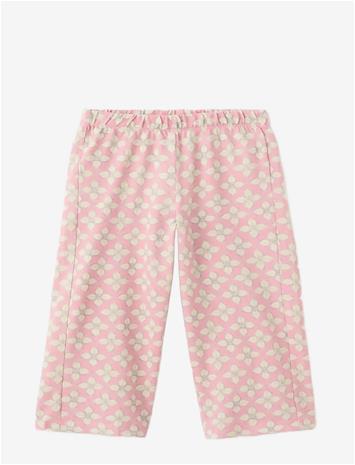 Mango Printed Cotton Trousers - Pink - 5-6