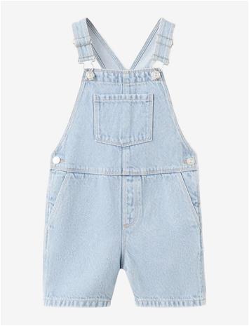 MANGO Denim Dungarees With Pockets - OPEN BLUE - 92