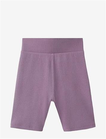 MANGO Ribbed Leggings - MEDIUM PURPLE - 152