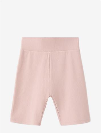 MANGO Ribbed Leggings - PINK - 128