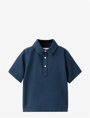 MANGO Textured Cotton Shirt - NAVY - 86
