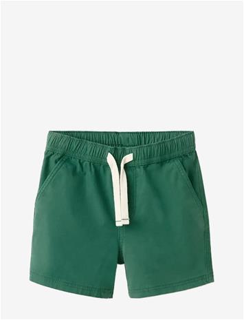 Mango Cotton Shorts With Drawstring - Green - 5-6
