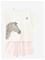 MANGO Striped Short Pyjamas - NATURAL WHITE - 140 – kuva 2