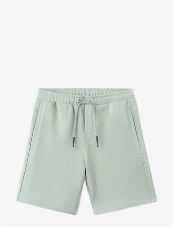 MANGO Cotton Shorts With Drawstring - TURQUOISE - AQUA - 140