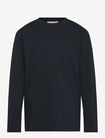 ENKEL STUDIO Basic O-Neck Tee L/S - NAVY - 140