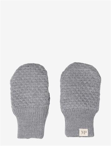 MP DENMARK Oslo Mittens - GREY MELANGE - 1-2Y – kuva 2/2