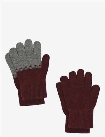 CELAVI Magic Gloves 2-Pack - ROSE BROWN - 3\6Y