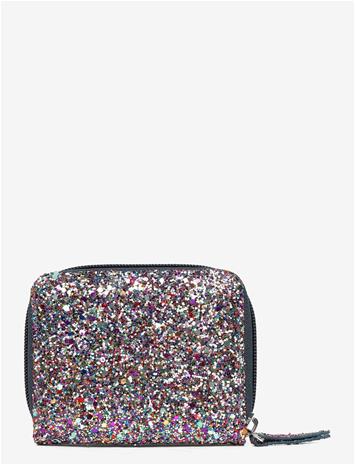 MANGO Glitter Coin Purse - NAVY - One Size