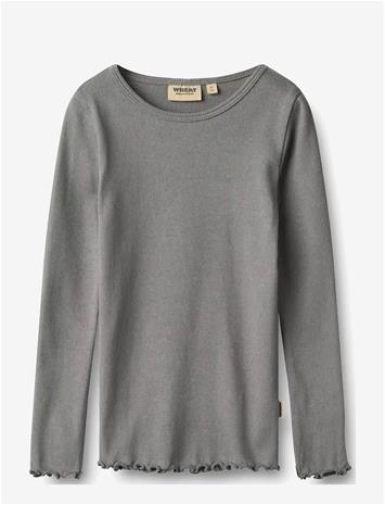 WHEAT T-Shirt L/S Ida - FLINT - 116