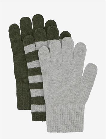 MINYMO Magic Gloves Knit 3-Pack - BEETLE - 3-6Y