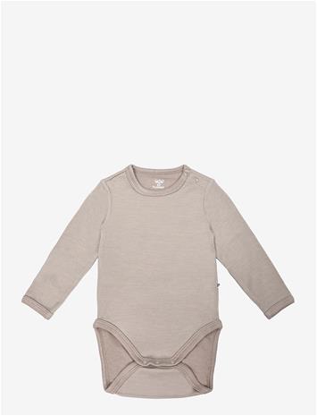 HUMMEL Hmlmini Wool Solid Body L/S - VINTAGE KHAKI - 68