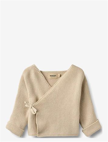 WHEAT Knit Wraparound L/S Siva - OFFWHITE - 56